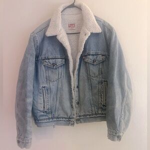 Vintage Levi’s Sherpa Denim Jacket